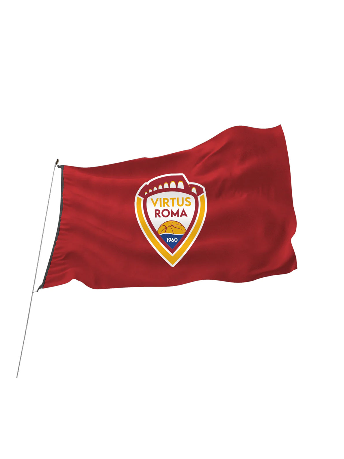Bandiera con stemma Virtus Roma 1960