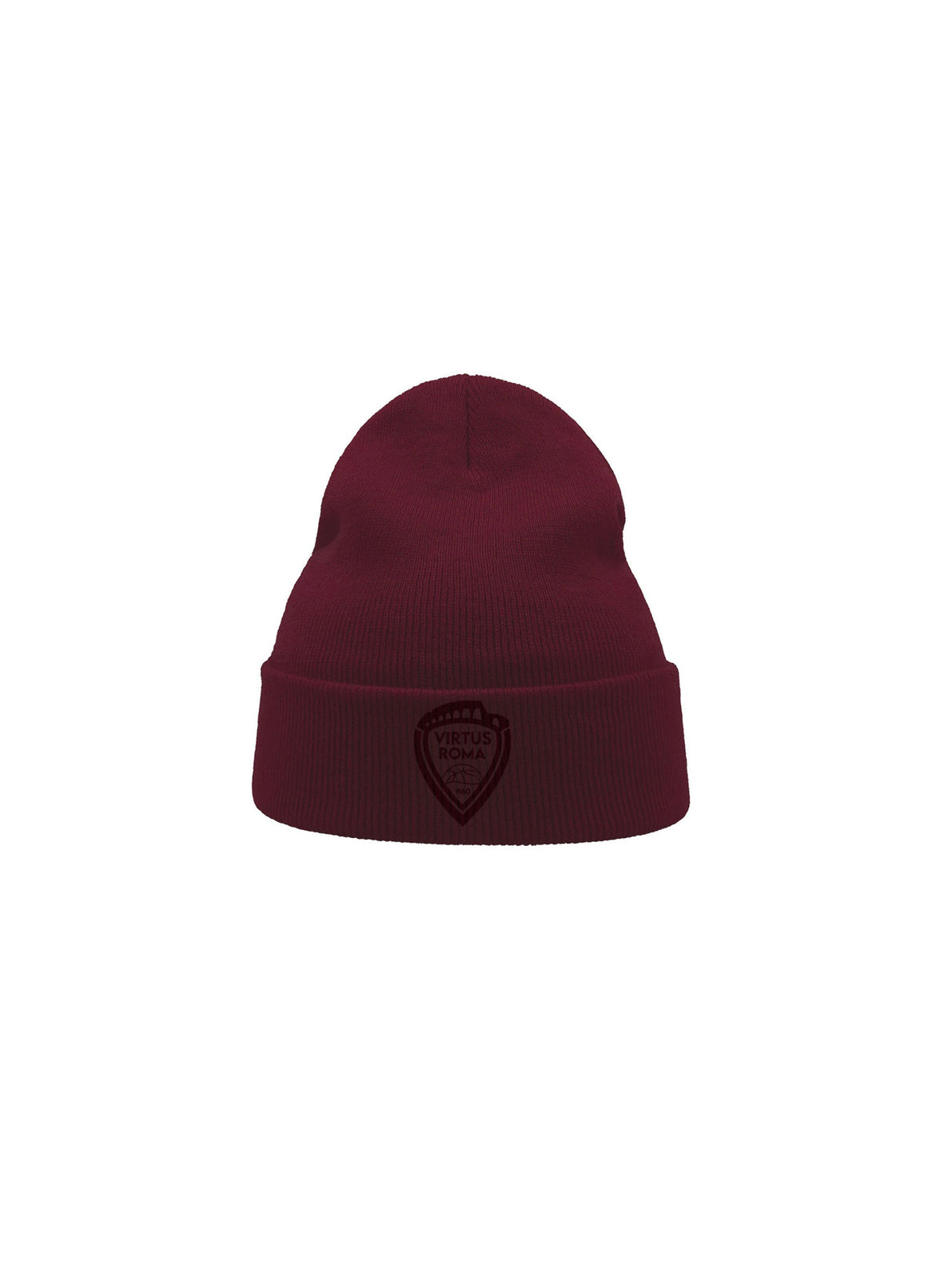 Zuccotto in Lana con stemma tono su tono Virtus Roma 1960