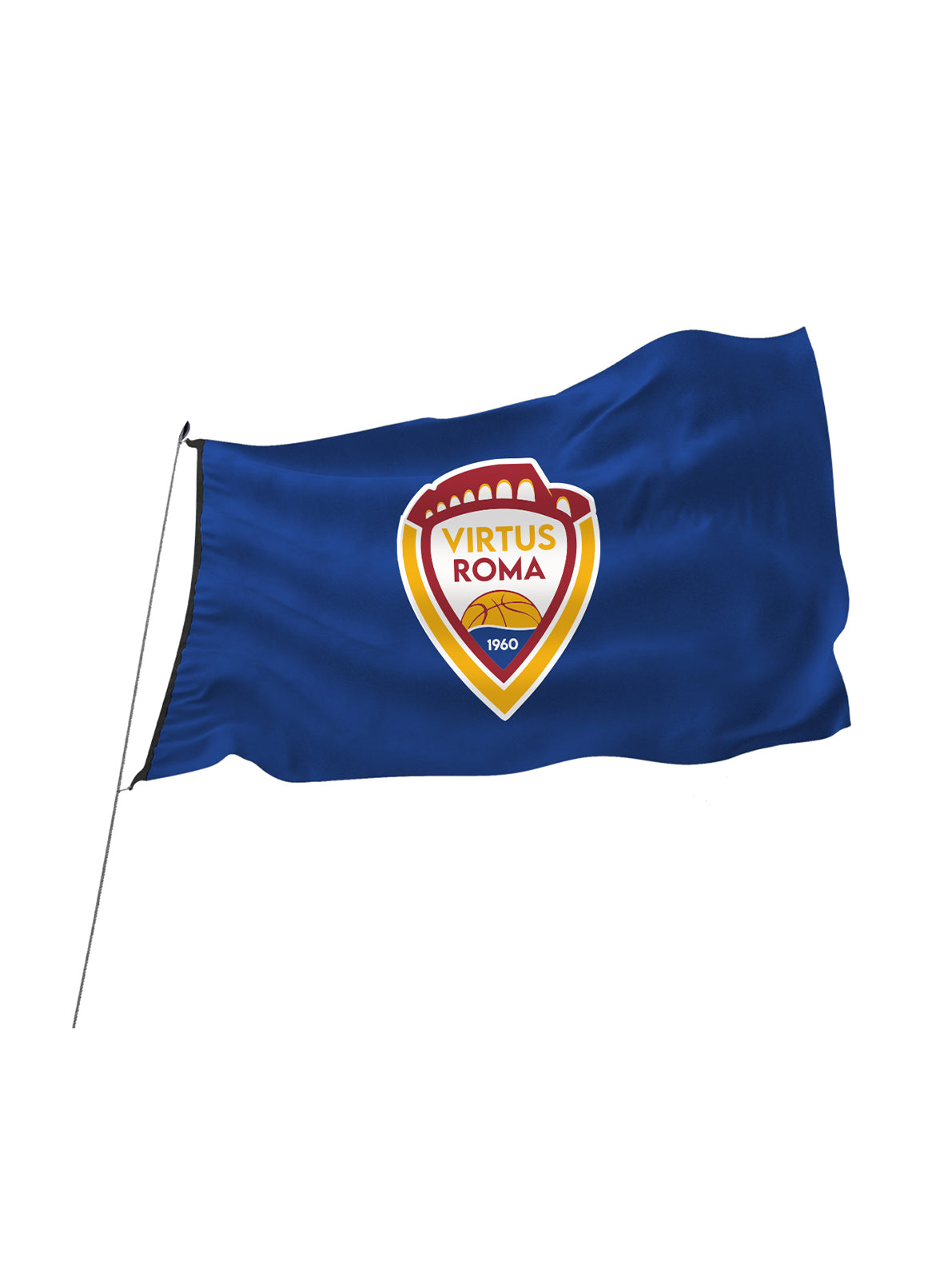 Bandiera con stemma Virtus Roma 1960