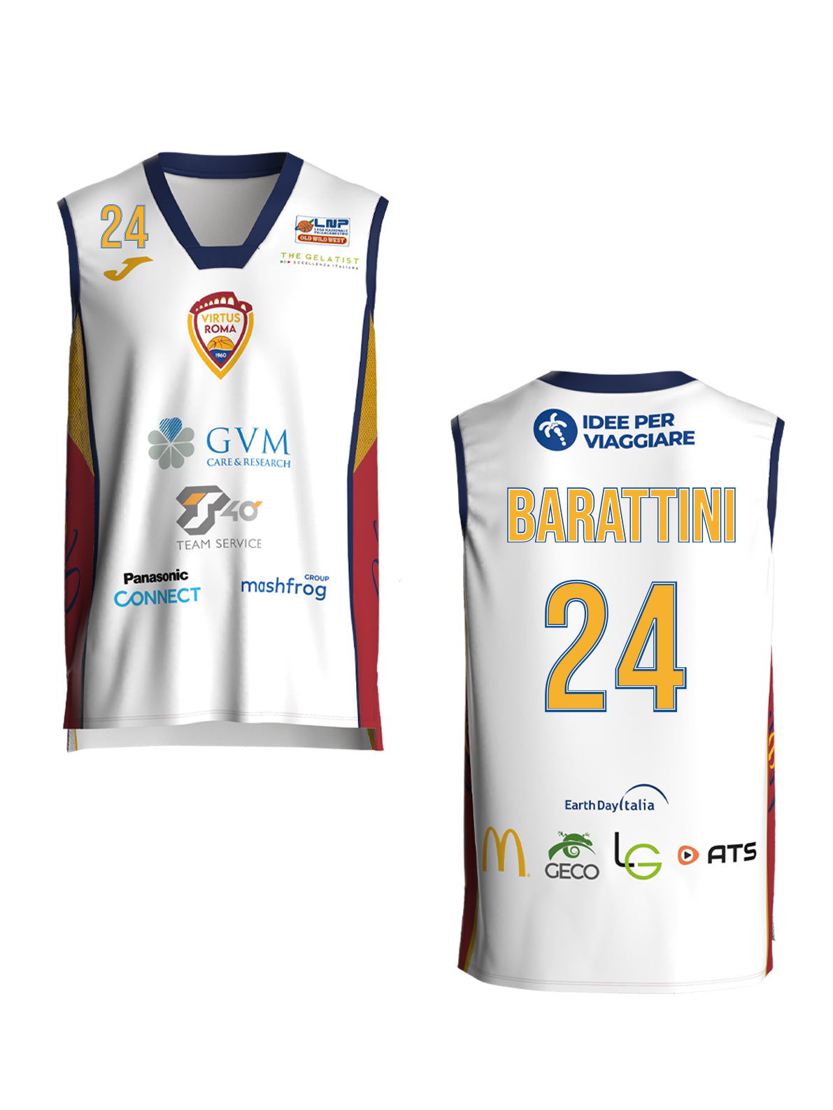 1° MAGLIA MATCH Virtus Roma 1960 2025/26