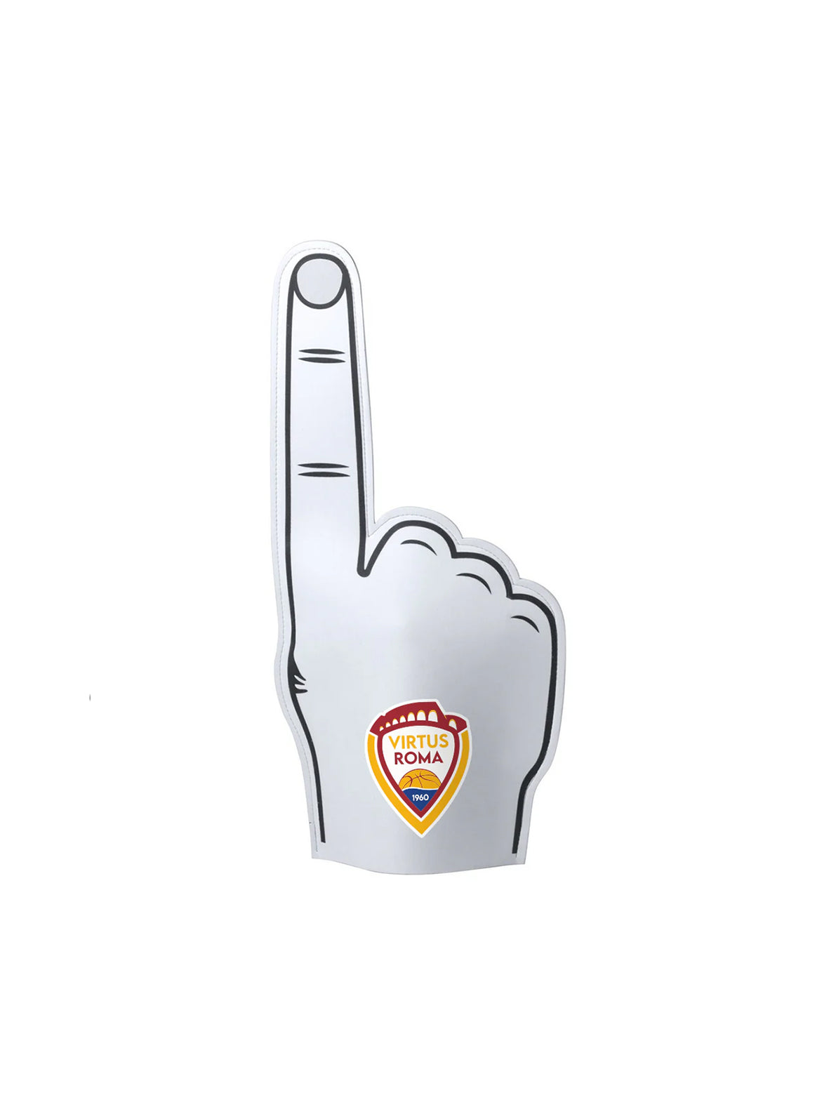 Mano per tifoseria con Stemma Virtus 1960