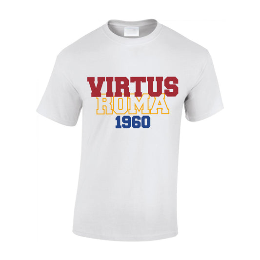 T-shirt bianca Virtus - Adulto