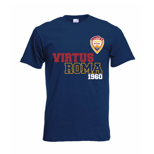 T-shirt blu Daje Virtus - Adulto