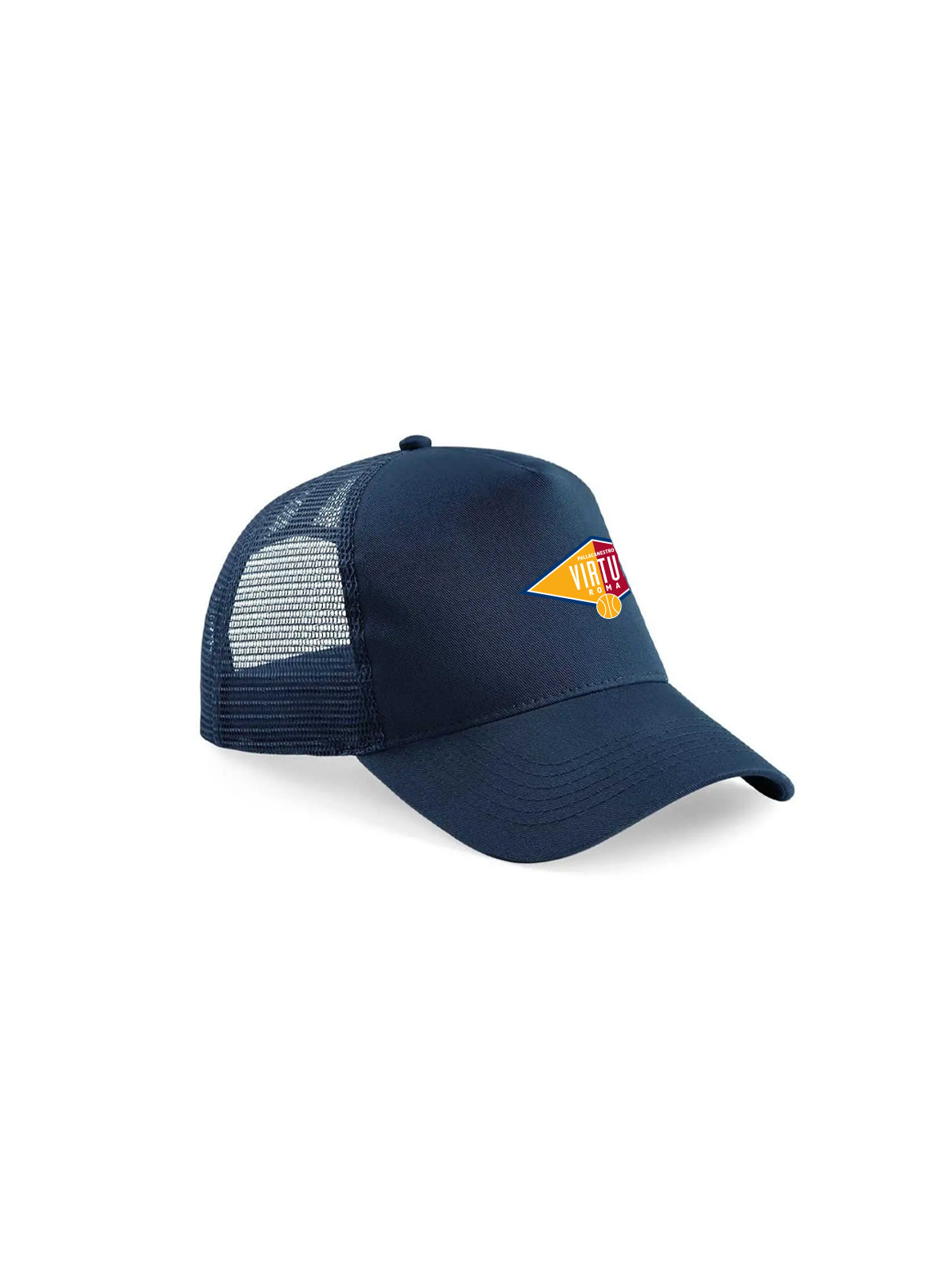 Cappellino a 5 pannelli con regolazione snap-tab con Logo storico